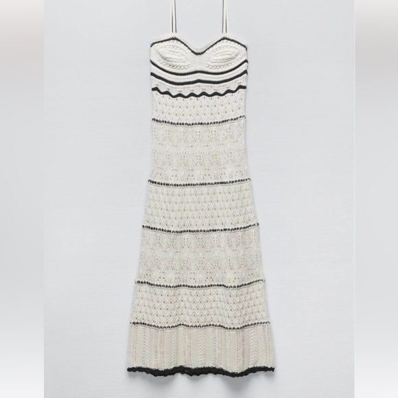 Zara Long Knit Dress - Picture 9 of 10